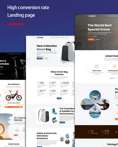 landing page design