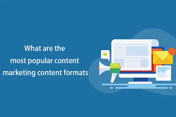 What are the most popular content marketing content formats